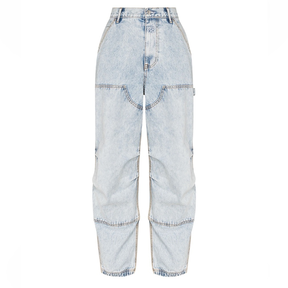 Alexander Wang wide legged panelled jeans, size 27.